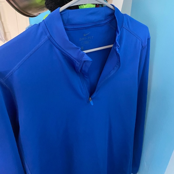 Nike Blue Quarter Zip - Picture 2 of 4